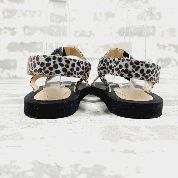 NEW Stuart Weitzman Vail Cheetah Suede Slingback Sport Sandals K595 - Picture 6 of 11
